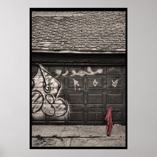 Poster Par Un Fil De Porte Arrière... (Devant)