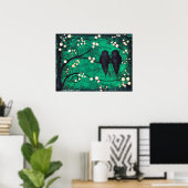 Poster Par votre Oiseau latéral (Bureau à domicile)
