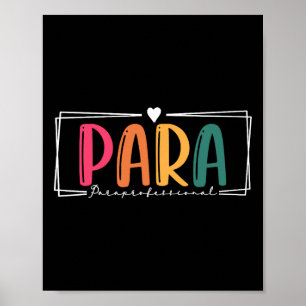 Poster Para Paraprofessionnel Paraéducateur Premier Jour
