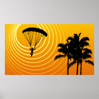 Poster parachute