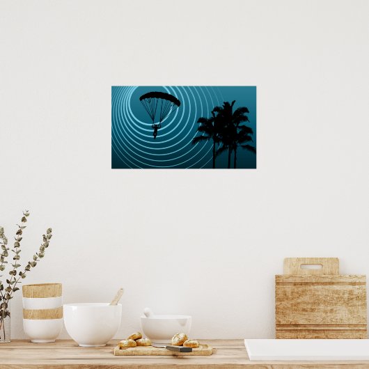 Poster parachute (Cuisine)