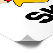 Poster Parachute Skydive Red Yello (Coin)