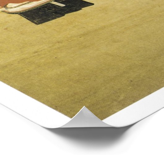 Poster Parade avec courtoisie, style Morom (Coin)