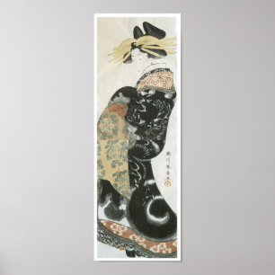 Poster Parade courtesan, Shunsen, 1810