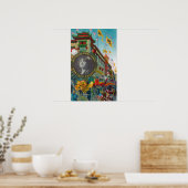 Poster Parade de Chinatown pour le Festival de Portola (Cuisine)