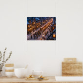 Poster Parade de la torche miniature de l'hiver (Cuisine)