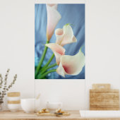 Poster Parade de soie Blanc Calla Lily Photographies Affi (Cuisine)