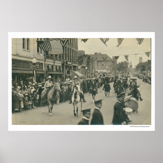 Poster Parade des Cheyenne Frontier Days. (Devant)