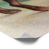 Poster Parade des lanternes d'oeufs de lapin de Pâques (Coin)