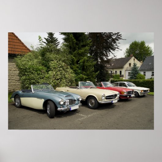 Poster Parade d'Oldtimer (Devant)