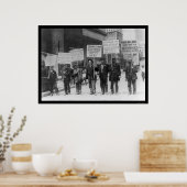 Poster Parade sans emploi NYC 1909 (Cuisine)