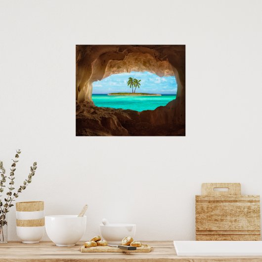 Poster Paradis dans les Caraïbes (Cuisine)