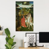 Poster Paradis de la Fontaine Symbolique (Bureau à domicile)