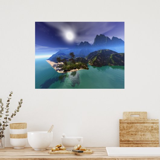 Poster Paradis de l'île (Cuisine)