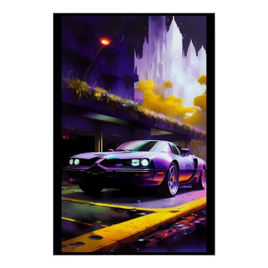 Poster Paradis de stationnement urbain (Devant)
