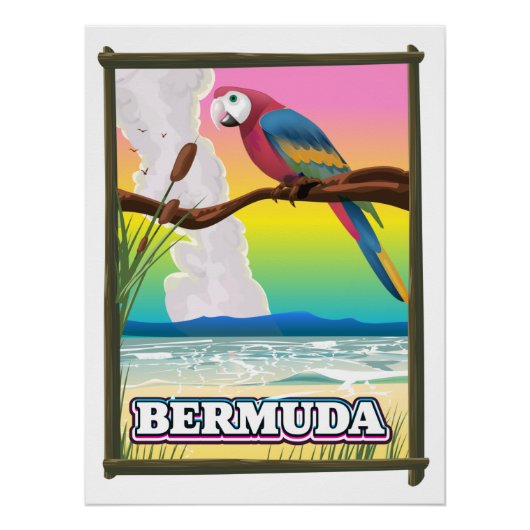 Poster Paradis des Bermudes. (Devant)