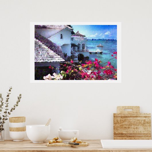 Poster Paradis des Caraïbes (Cuisine)