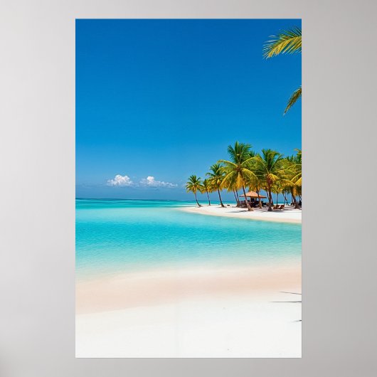 Poster Paradis des îles tropicales (Devant)
