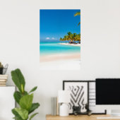 Poster Paradis des îles tropicales (Bureau à domicile)