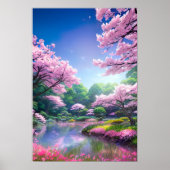 Poster Paradis floral (Devant)