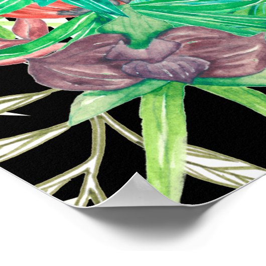 Poster Paradis floral II (Coin)