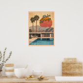 Poster Paradis moderne du milieu du siècle : Palm Springs (Cuisine)