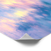 Poster Paradis Pétal Rose, Merveilleuse Fleur de Cerisier (Coin)