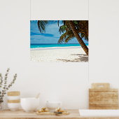 Poster Paradis tropical (Cuisine)