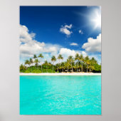 Poster Paradis tropical (Devant)