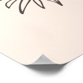 Poster Paradis tropical Art botanique, Boho Wall Art (Coin)