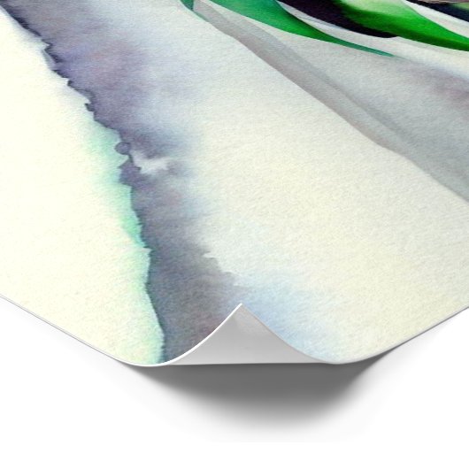 Poster Paradis tropical, Bouquet en cascade nuptiale (1), (Coin)