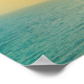 Poster Paradis tropical idyllique (Coin)