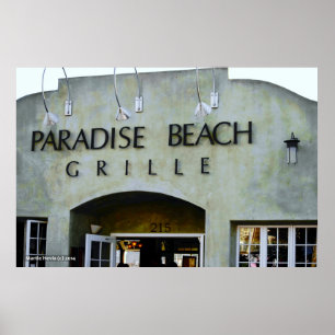 Poster Paradise Beach Grille
