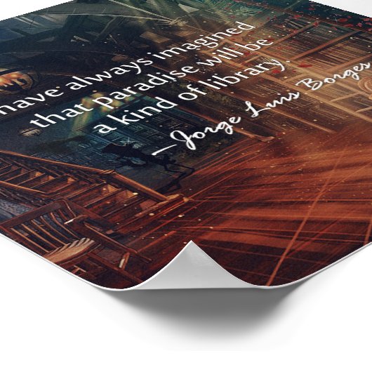 Poster Paradise est une sorte d'affiche de bibliothèque (Coin)