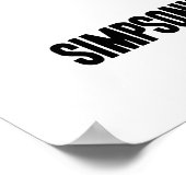 Poster Paradoxe de Simpson (Coin)