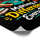 Poster Paraeducator Squad Making A Difference Teacher Wom (Coin)