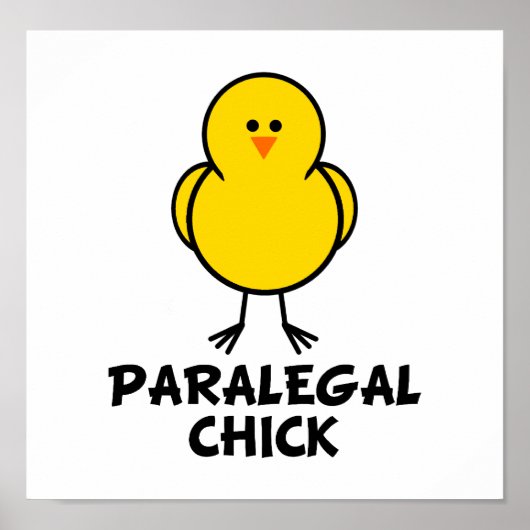 Poster Paralegal Chick (Devant)