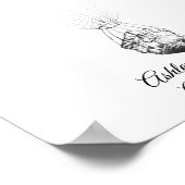 Poster Paraplane Mariage empreintes digitales Guides (Coin)