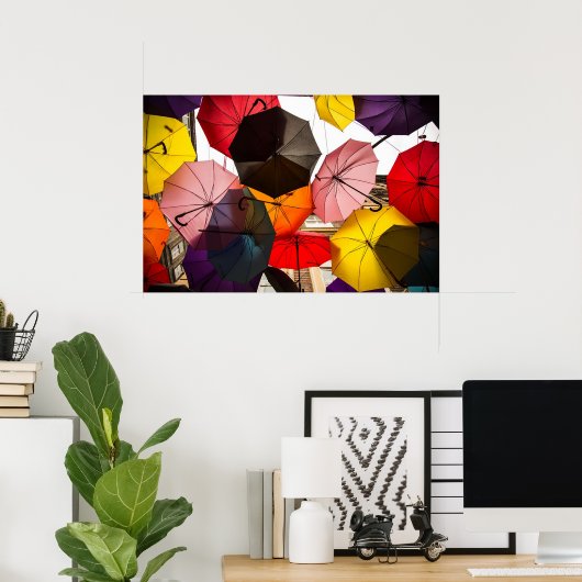 Poster parapluie (Bureau à domicile)