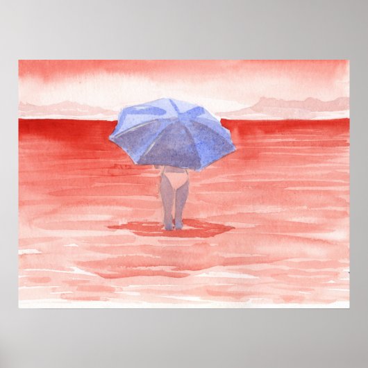 Poster Parapluie de la mer Rouge (Devant)
