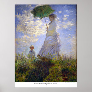 Poster Parapluie de Monet par Claude Monet