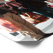 Poster Parapluie Rouge (Coin)