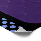 Poster Parapluie violet & Cœurs.7 (Coin)
