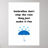 Poster Parapluies (Devant)