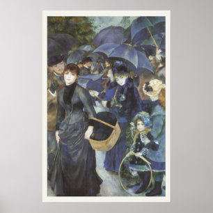 Poster Parapluies de Pierre Renoir, Impressionnisme Vinta