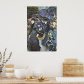 Poster Parapluies de Pierre Renoir, Impressionnisme Vinta (Cuisine)