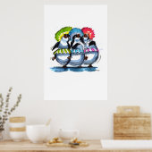 Poster Parapluies pEnGuIn (Cuisine)