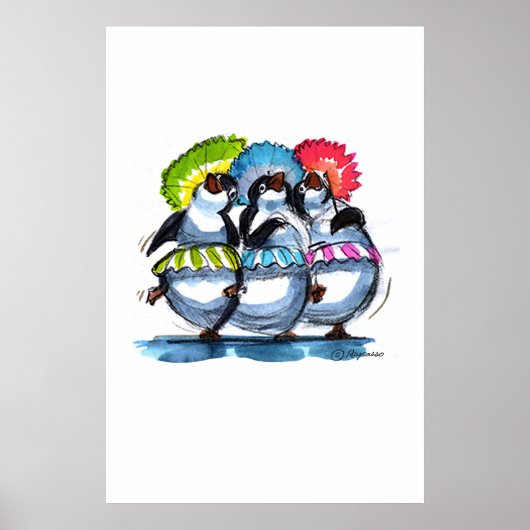 Poster Parapluies pEnGuIn (Devant)