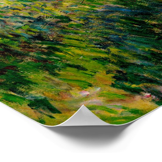 Poster Parasol Monet Femme Impressionnisme (Coin)