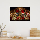 Poster Parasols lumineux (Cuisine)